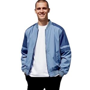Members Only Two-Tone Blue Reversible Jacket size 3XT